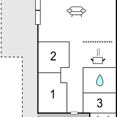 Three-bedroom In Nexo Prázdninový dům *